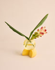 Unique summer yellow candle stands