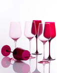 Wine Glass - Pinks (Set of 6)