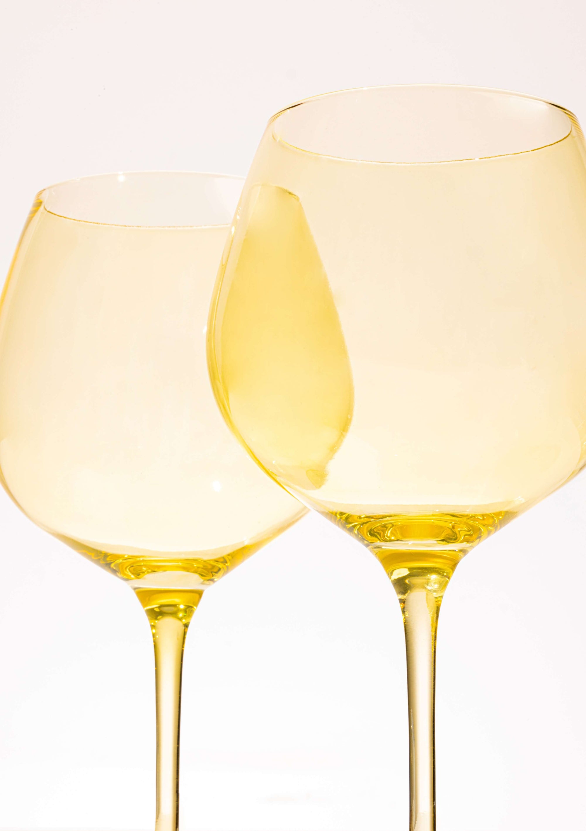 Shop Stylish Summer Yellow Gin Goblet Glasses for a Refreshing Drink