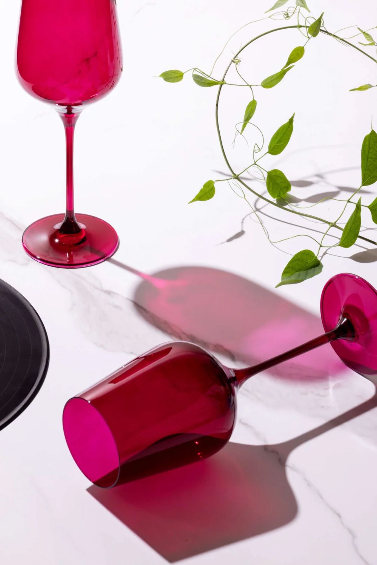 All The Feels Pink Wine Glass