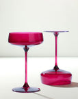 All The Feels Pink coupe glass, 300 ml lead-free crystalline