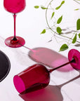 All The Feels Pink coloured wine glass by Rayt