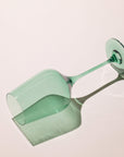Nature Green wine glass, soft green coloured glass