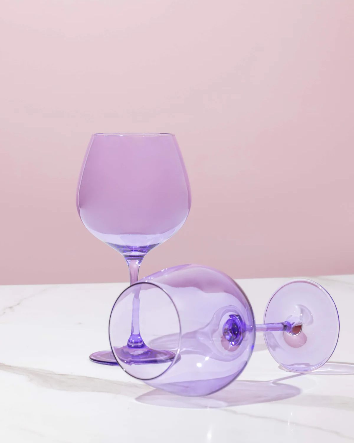 Serendipity Lilac goblet, 610 ml lead-free crystalline