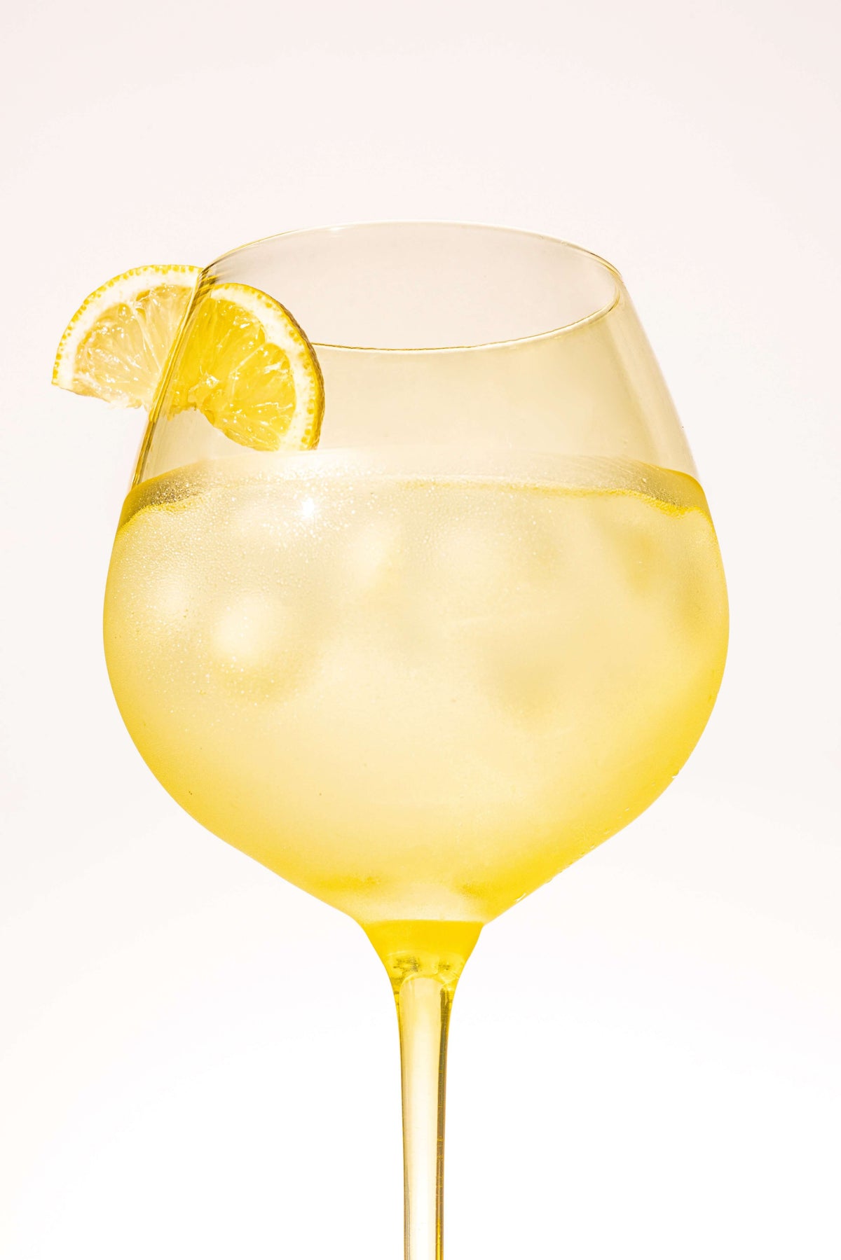 Summer Yellow goblets, lead-free crystalline by Rayt